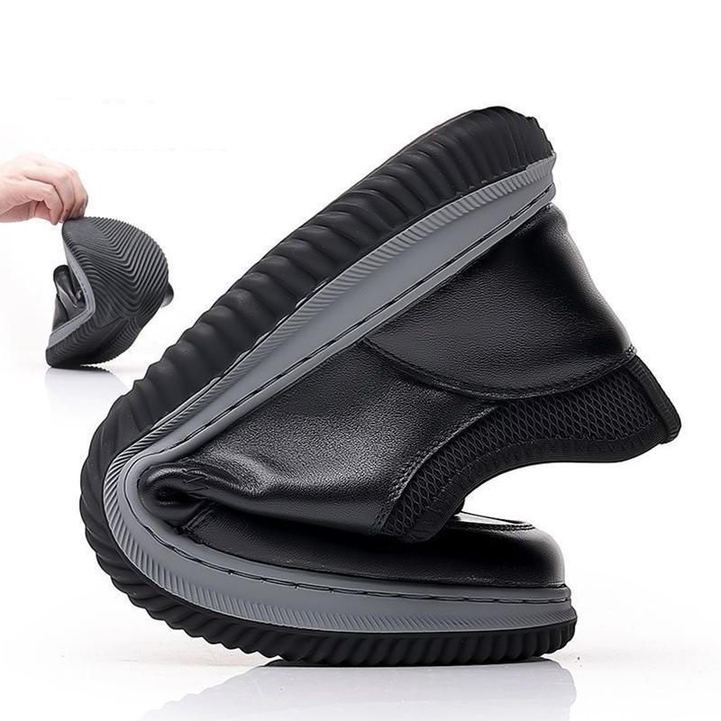 New Men Shoes PU Leather Lightwear Sport for Man Shoe Breathable Lace Up Comfortable Running Casual Shoes Outdoor Male Sneakers
