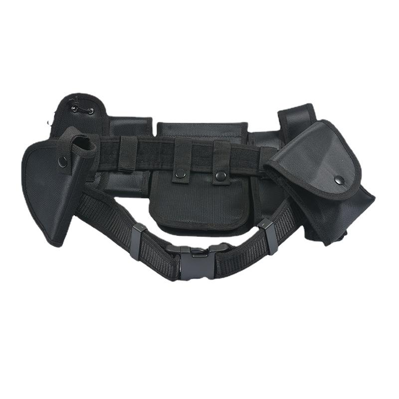 

Ремень Новый стандартный комплект из шести предметов, черный тренировочный пояс из ткани Оксфорд