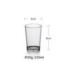 6pcs Acrylic Drinking Glasses Set Plastic Tumblers Plastic Cups Dishwasher Safe Cups Glassware Unbreakable Plastic Drinking  Set