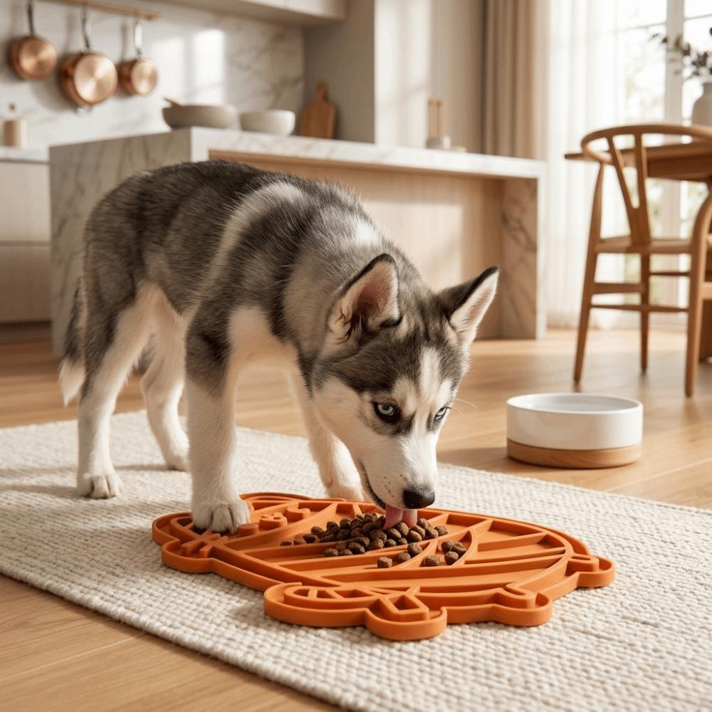 Foldable Dog Licking Bowl Silicone Slow Feeding Mat Creative Pet Licking Pad Indoor