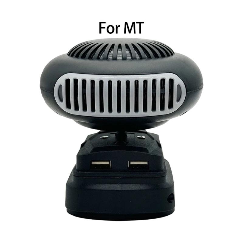 Portable Multifunction Double Mode Heater Cooling Fan Featuring Double USB Charging Port Overheat protections