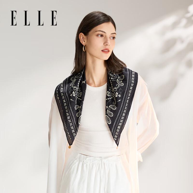 Модный квадратный шарф ELLE
