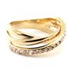 Gold Plated Ring 'Goddess' White Gold - 7 Mm