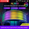 COOLMOON AOSOR ARGB  LED Light Strip for 24PIN Motherboard Power Extension Cable Aura Sync Flexible LED Strip Light DIY Kit