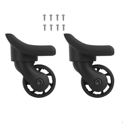 2 Rotations-Gepäckdämpferräder, Ersatzrollen, Reparatur, tragende Universal-Lenkrollen für