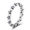 Size 6 -9 Inch Authentic 925 Silver Women Stackable Ring Girl 'S Luxury Wedding Finger Rings
