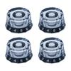 Set of 4pcs Dodecagon Electric Guitar Knobs Guitar Volume Knob EPI Electric Guitar Bass Knob Volume Tone Knob LP