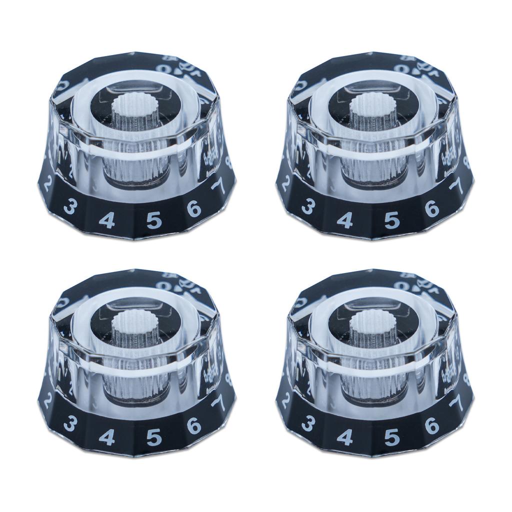 Set of 4pcs Dodecagon Electric Guitar Knobs Guitar Volume Knob EPI Electric Guitar Bass Knob Volume Tone Knob LP