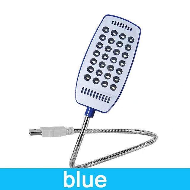 2 PCS 28 LEDs PC USB LED Table Lamp Adjustable Reading Book Light With Switch Night Lights Charging Flexible For Study Lightings