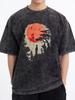 1 Men's Casual Crew Neck T-Shirt, Short Sleeve, Creative Graphic Print, Loose Knit Fabric, Casual Streetwear, Stretchy Fit, Machine Washable