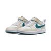 Nike Court Borough 2 Low Comfortable Kids Sneakers Kids Sneakers White Green BQ5451-017