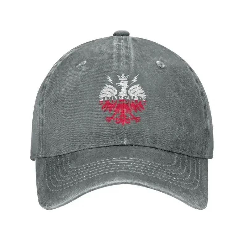 Custom Cotton Polska Polish Eagle Baseball Cap Unisex Women Adjustable Unisex Poland Pride Dad Hat Summer