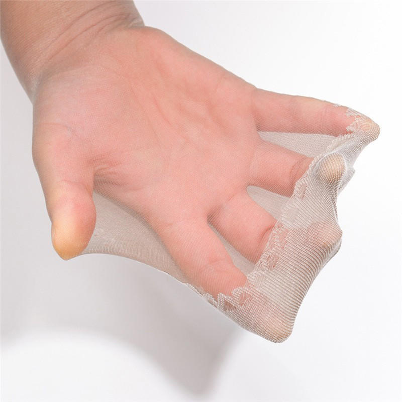 5 par kvinner fløyel silke sokker bomull bunnen sklisikker såle massasje sokker