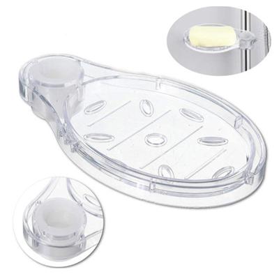 Porta sapone a barra sollevabile Vassoio porta sapone regolabile Supporto porta sapone in plastica trasparente per doccia e vasca da bagno Scatola porta sapone Uso comodo
