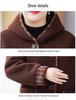 Plus Size Winter Sheepskin Fleece Jacket for Middle-Aged & Elderly Women