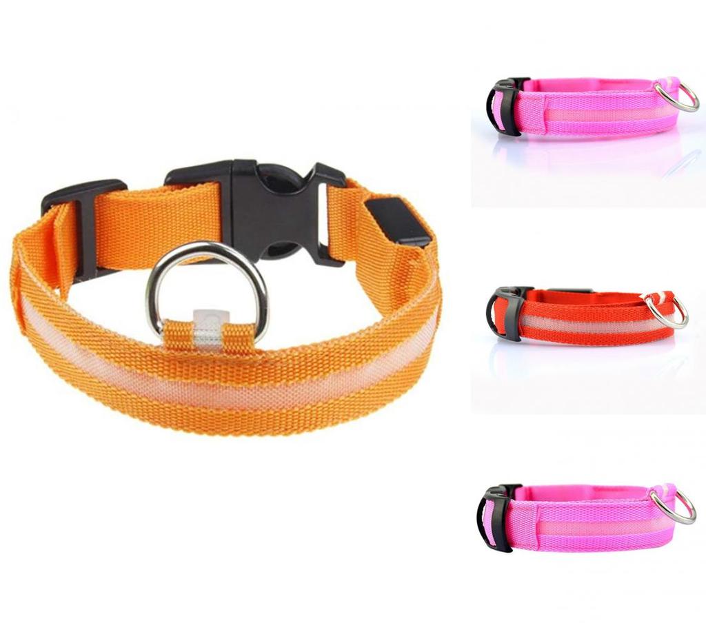 Pet Led Light Up Dog Collar Rechargeable For Small Medium Large Dogs