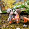 2Pcs Valentines Day Gift Girlfriend Boyfriend Lovers Couple Kiss Resin Doll Gift