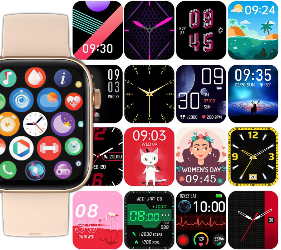 Smartwatch Rubicon Rnce97 Czerwony Z Niebieskim