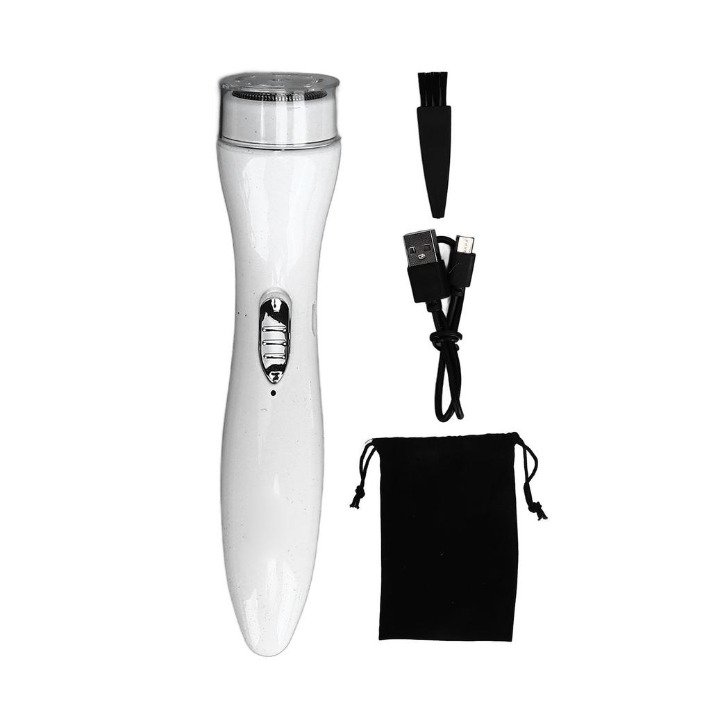 Electric Razor Portable Quiet High Speed Mini Car Home Rotate Head Double Ring Knife Mesh Electric