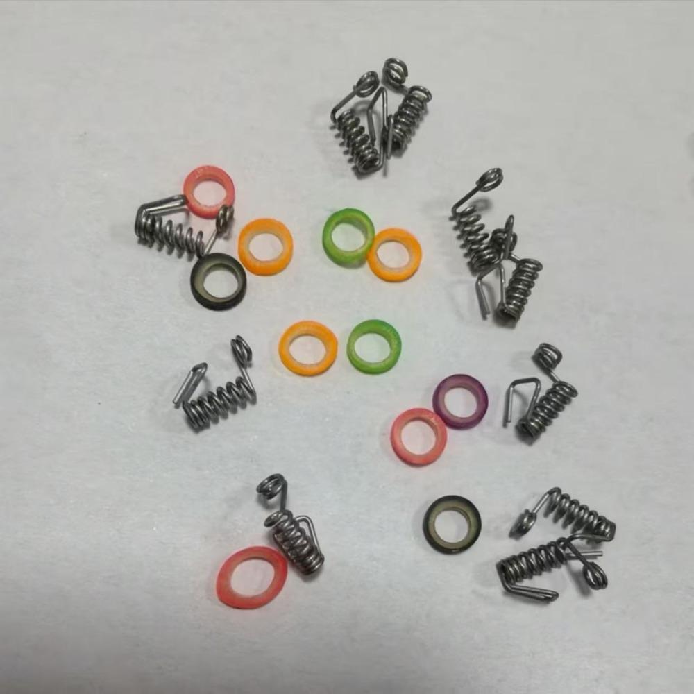 10pcs Corrosion Preventive Live Shrimp Bait Hooks Spring Durable Hawksbill Single Hook  Sea Fishing