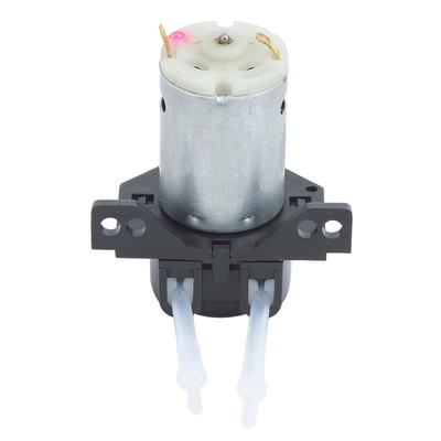 Bomba Peristáltica Mini Multifuncional de Ángulo Recto 12V CC para Jardín, Bomba Dosificadora, Bomba de Manguera(Negro