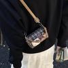 Fashion New Portable Pillow Bag Women's High-value Plaid Shoulder Bag Retro Niche Design Messenger Bag Bag