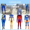Gioco Fallout 4 Tuta Blu Costume di Ruolo Cosplay Carnevale Set Seta di Latte Poliestere S M L Xl Xxl Xxxl 110 120 130 140 150
