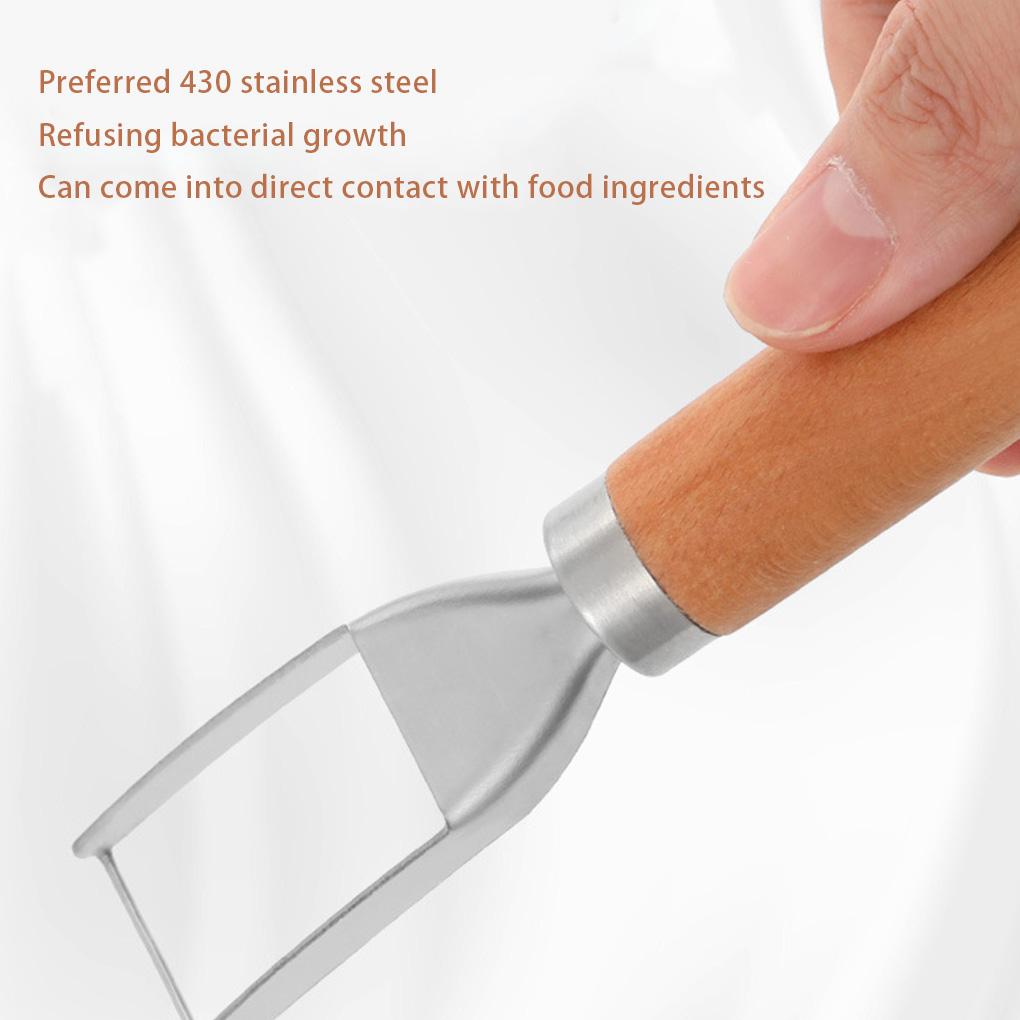 Watermelon Slicer Wood Handle Brushed Handheld Replacement Reusable Washable Household Kitchen Fruit Spoon Accessories