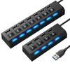 High-Speed 4-Port USB 3.0 Hub with Independent Switches