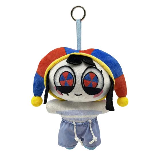 Clown Plüsch Schlüsselanhänger für Rucksack Niedliches Stofftier Schlüsselanhänger Weicher Mini Anhänger Handtaschen Anhänger Lustiges Geschenk für Kinder Frauen