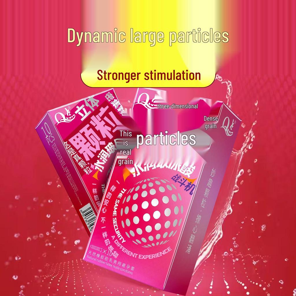 Q Point Ultra-Thin Stimulating Condoms with Clitoral Wolf Tooth Texture - Long-Lasting Safety for Couples.