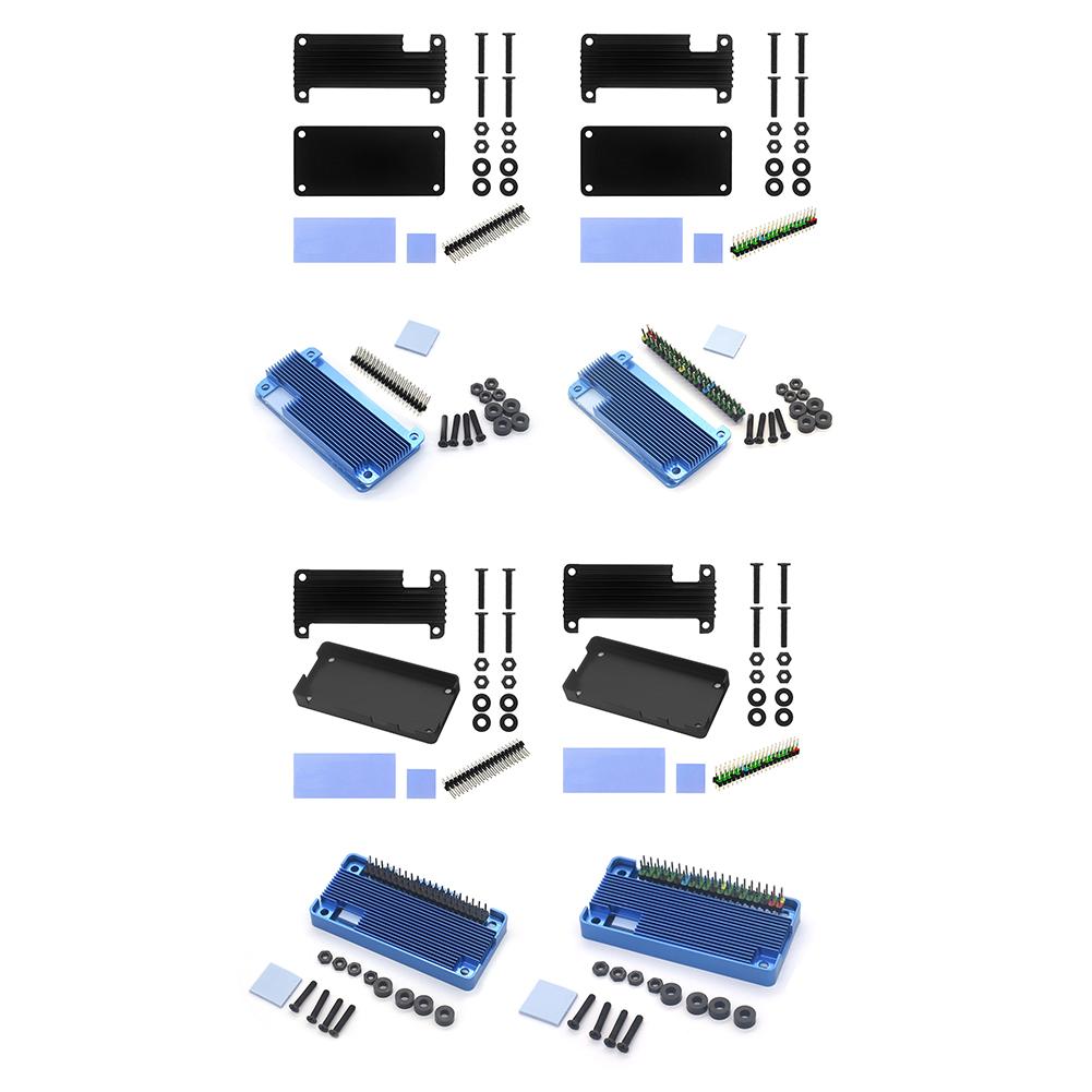 Aluminum Alloy Heat Sink Housings Shell for Raspberry Pi Zero/Zero W/Zero 2W Lightweight Aluminum Alloy Case