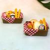 1:12 Dollhouse Miniature Breakfast Set Bread Basket Doll House Food Accessories