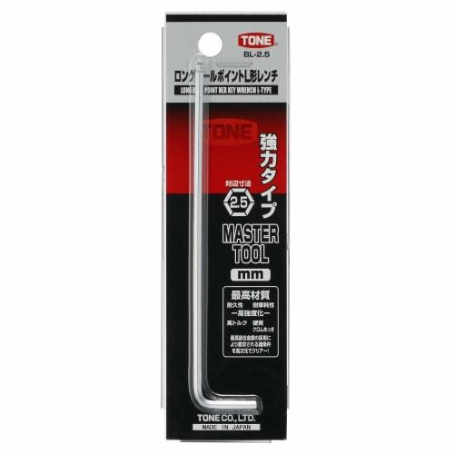 TONE Long ball point L type wrench BL-2.5 Width across flats 2.5mm