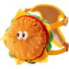 Pet Adorable Burger and French Fries Backpack Towing Rope Cat Vest Dog Chest Strap Designed for Walking Dog Rope Supplies