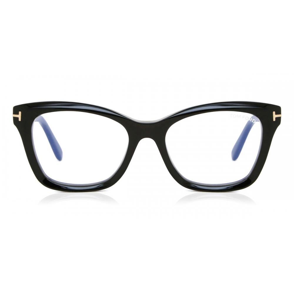 

Tom Ford Ft5909 B Blue Light Block 001 Women Eyeglasses Shiny Black/53