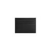 Celine Triomphe Logo Embossed Satin Leather Card Holder Large Men Accessories Black 10K913FQ7-38SI