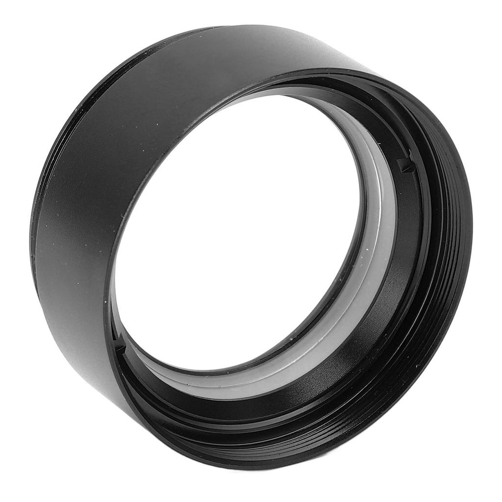 Microscope Auxiliary Objective Lens High Transmittance Anti Blue Stereo Microscope Auxiliary Objective Lens 0.7X Black