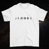 Moon Phases T-Shirt, Unisex Celestial Tee