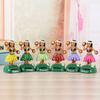 Model Hawaiian Girl Toys Solární Dekor palubní desky auta Nový Hula Girl Swinging Car Decor