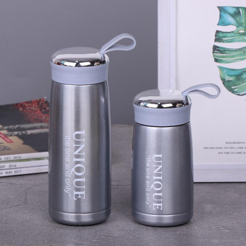 Electroplated Cover Silicone Handle Thermos Cup Home Pocket Version Portable Thermos Cup