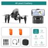 Remote Control Drone with 4K Dual Cameras Obstacle Avoidance Optical Flow Positioning Headless Kids Adults Beginner Foldable 2.4GHz RC Quadcopter Toy