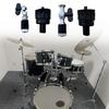 Pedal Clutch Jazz Drum Clutch Cymbal Stand Post Jazz Drum Parts Accessory Metal Silver Color Standard for Drum Cymbal