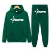 2026Y2KNOES Hoodie Set Sweatshirt Two-piece Gothic Punk Rock Streetwear Hip-hop Style