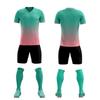Set Divise da Calcio Uomo e Donna Maglie da Calcio a Manica Corta Asciugatura Rapida Abbigliamento da Allenamento Calcio Bambini
