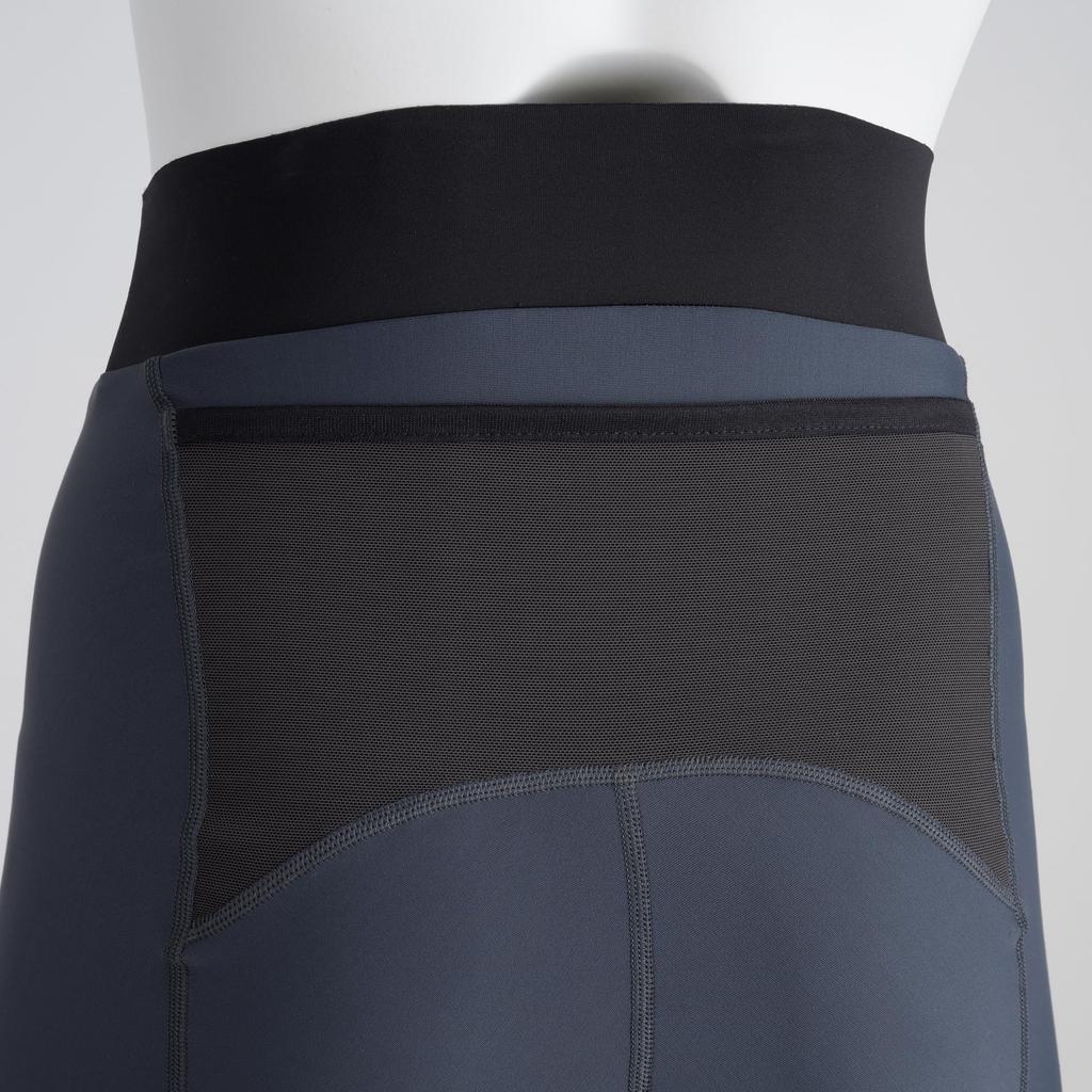 Kapelmuur Crossover 2 Cycling Platinum Size 38 Women's Shorts, Pad, Gray,