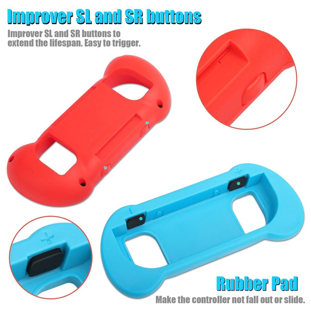 Game Wrist Bands for Nintendo Switch Controller Game Just Dance 2020/2019, Joy-Cons Left and Right  Adjustable Elastic Wrist Bands Cuff Two Size