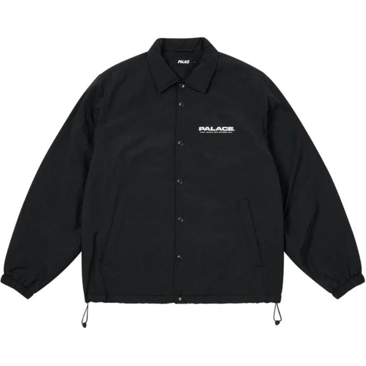 

Palace Fleece Lined Coach Jacket Black Unisex Outerwear P27JK123 S