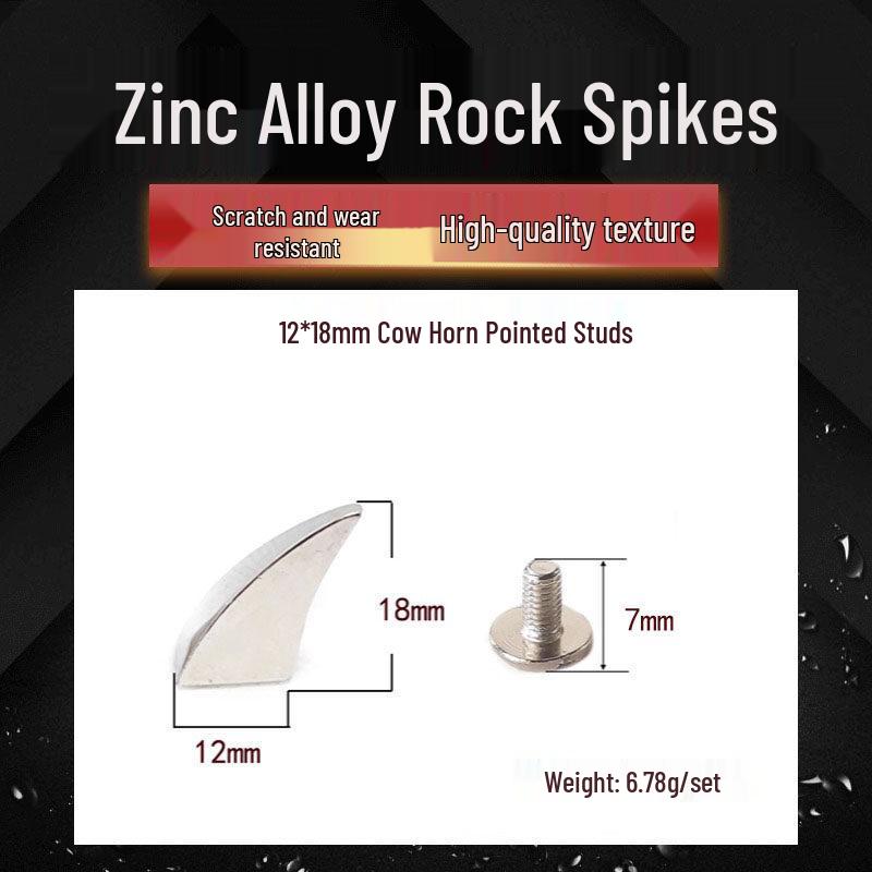 

Шипы из цинкового сплава в стиле панк для DIY одежды, обуви и сумок