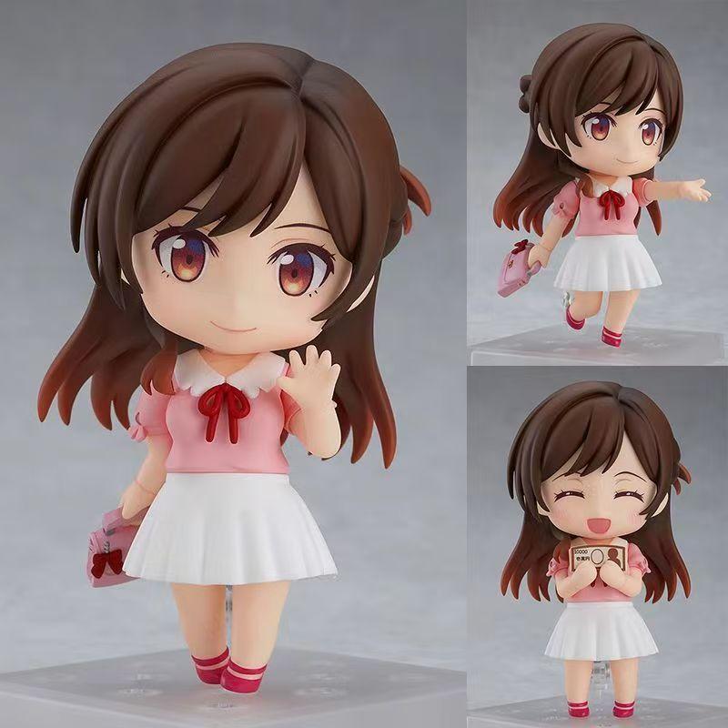 

Japanese Anime #1473 Rental Girlfriend Figures Q Version Chizuru Mizuhara Figurine Peripheral Toys 10cm PVC Collection Gift
